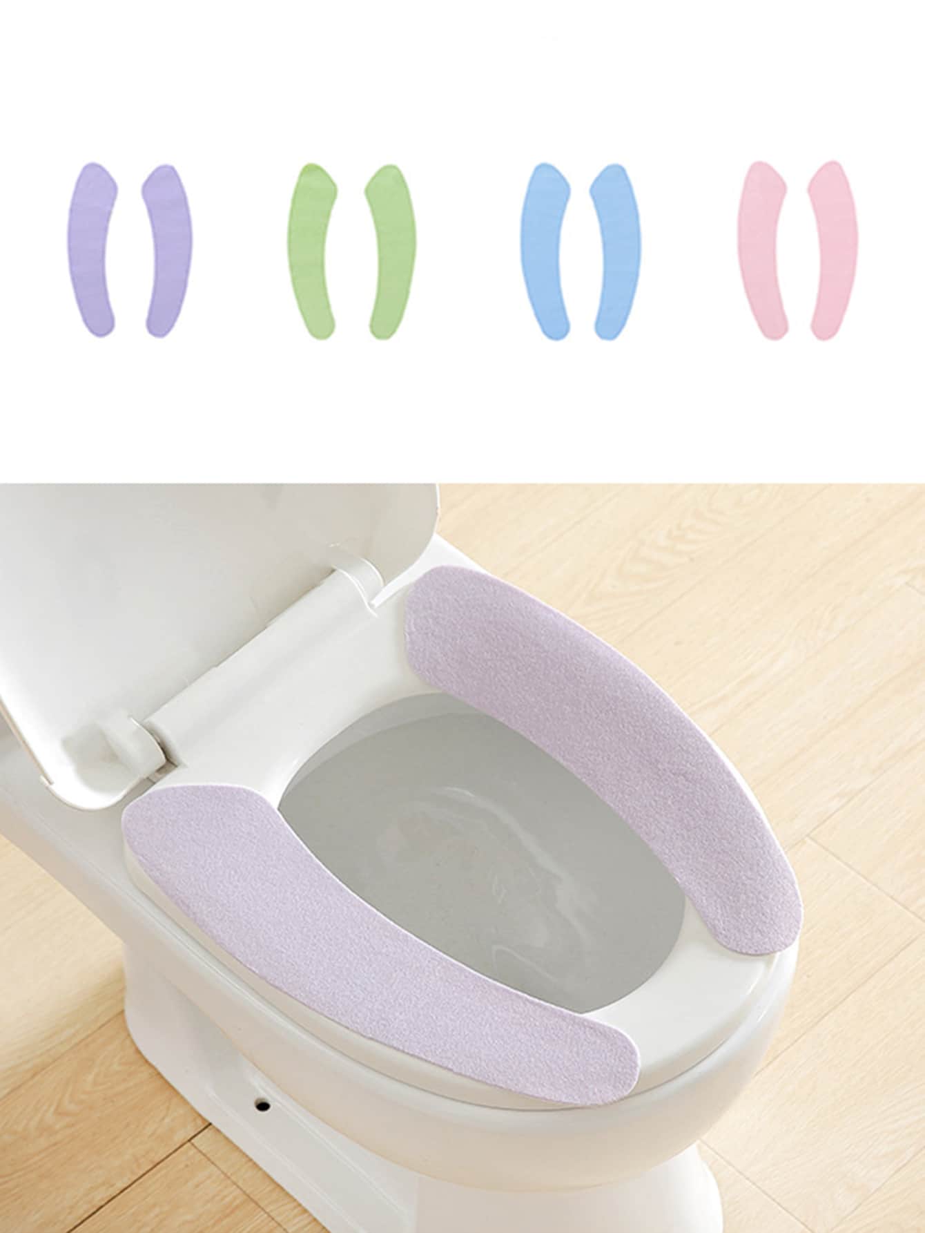 Multi-Color Toilet Seat Cover, Waterproof Adhesive Suitable For Home Use All Year Round