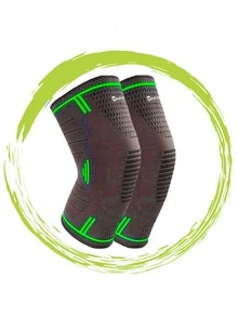 MAXFIT SPORTS Par de Rodilleras de compresión MAXFIT / Modelo HX904 - Verde - Ver 4