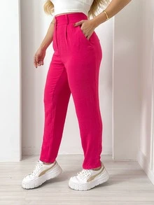 Women Pants - Màu Hồng Tươi - Xem 3