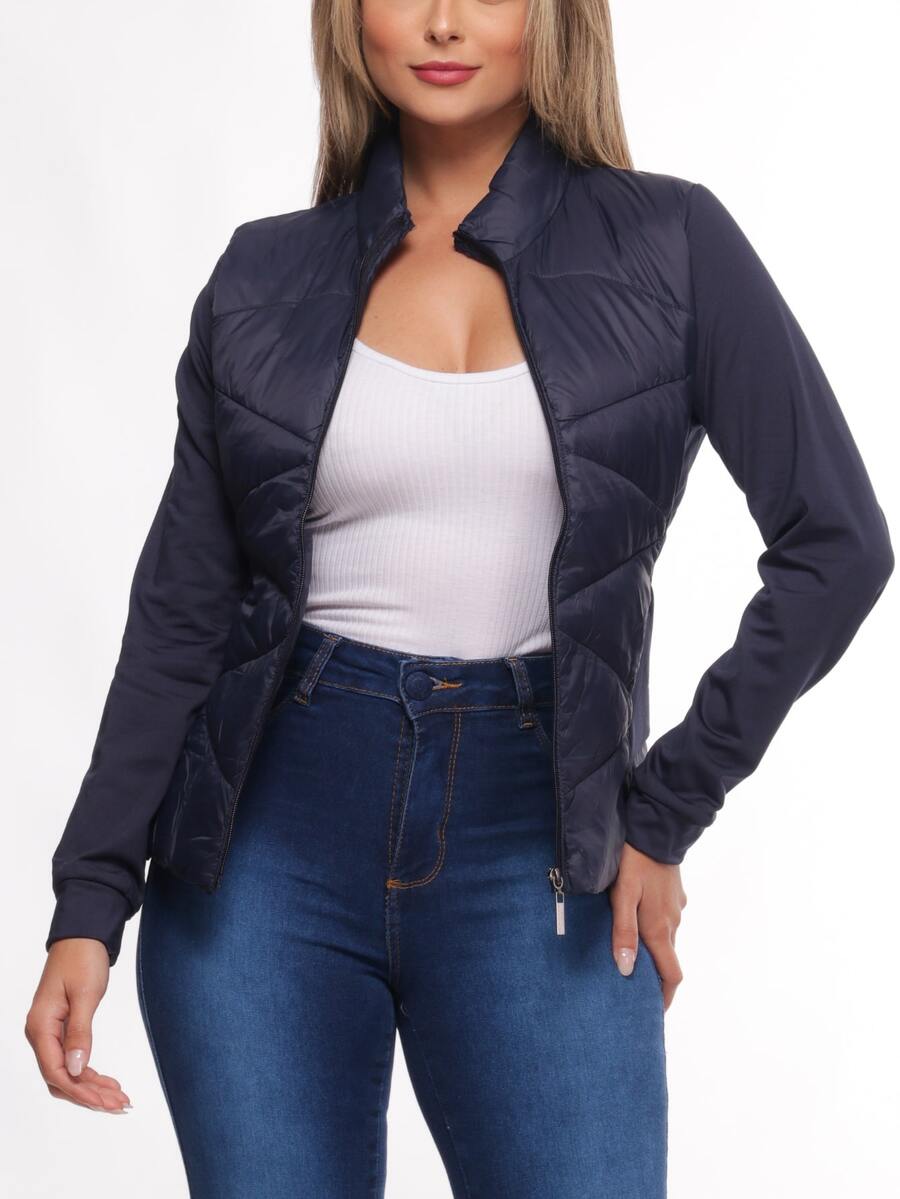 Women Jackets - Màu xanh hải quân - Xem 1