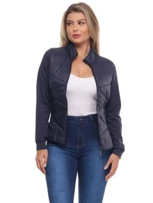 Women Jackets - Màu xanh hải quân - Xem 2