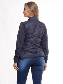 Women Jackets - Màu xanh hải quân - Xem 5