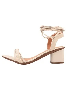 Women Heeled Sandals - 白色 - 查看 3