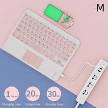 Teclado bluetooth - Rosa - Ver 4