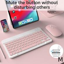 Teclado bluetooth - Rosa - Ver 5