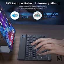 Bluetooth Keyboard - Black - View 1