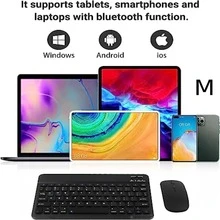 Bluetooth Keyboard - Black - View 6