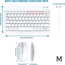Teclado bluetooth - Blanco - Ver 5