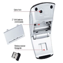 Mouse Inalambrico Para Pc Laptop - Rojo - Ver 2