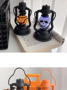 Kit 2 Mini Lamparinas LED Assustadoras Halloween Decoração E Festas - ENVIO SORTIDO DE MODELOS