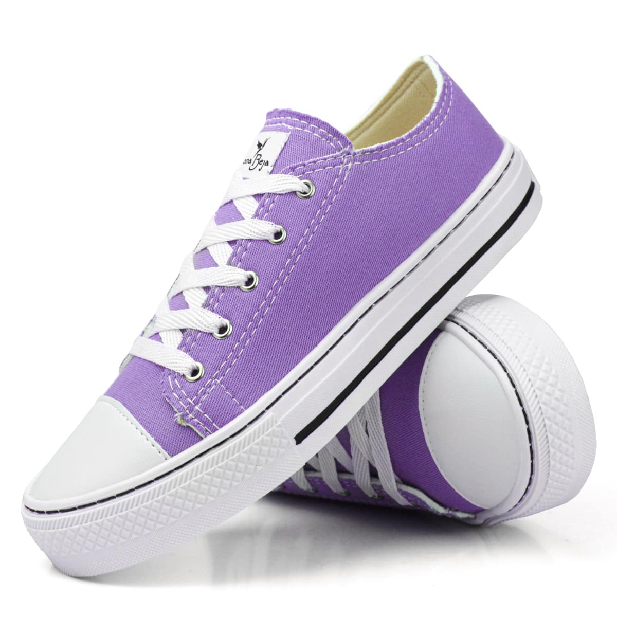 Women Casual Shoes - Màu tím - Xem 1