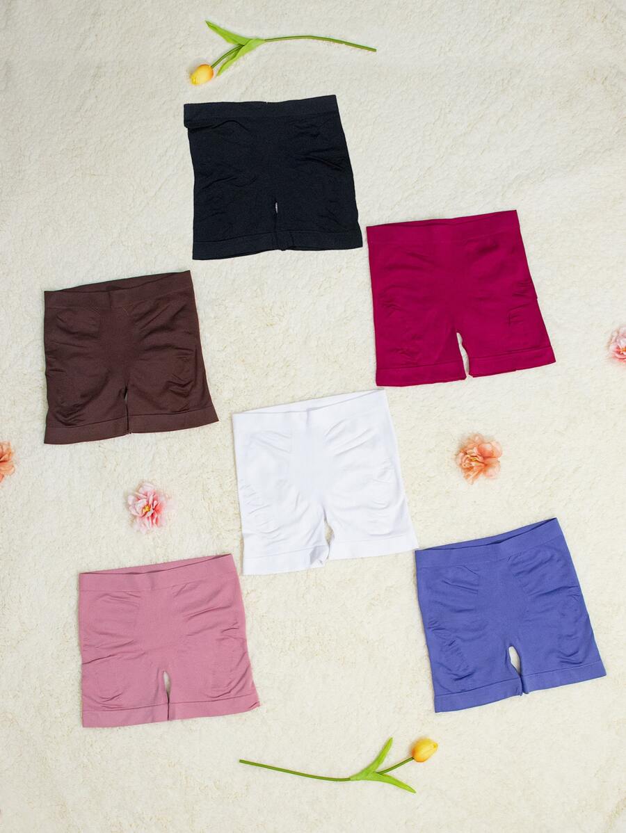 Set De Boxer Leggin Interiores Levanta Gluteos De Mujer, Sin Estampado, UltraConfort - Blanco y Negro - Ver 1