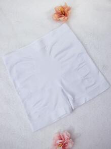 Set De Boxer Leggin Interiores Levanta Gluteos De Mujer, Sin Estampado, UltraConfort - Blanco y Negro - Ver 8