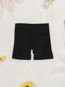 Set De Boxer Leggin Interiores Levanta Gluteos De Mujer, Sin Estampado, UltraConfort - Blanco y Negro - Ver 10