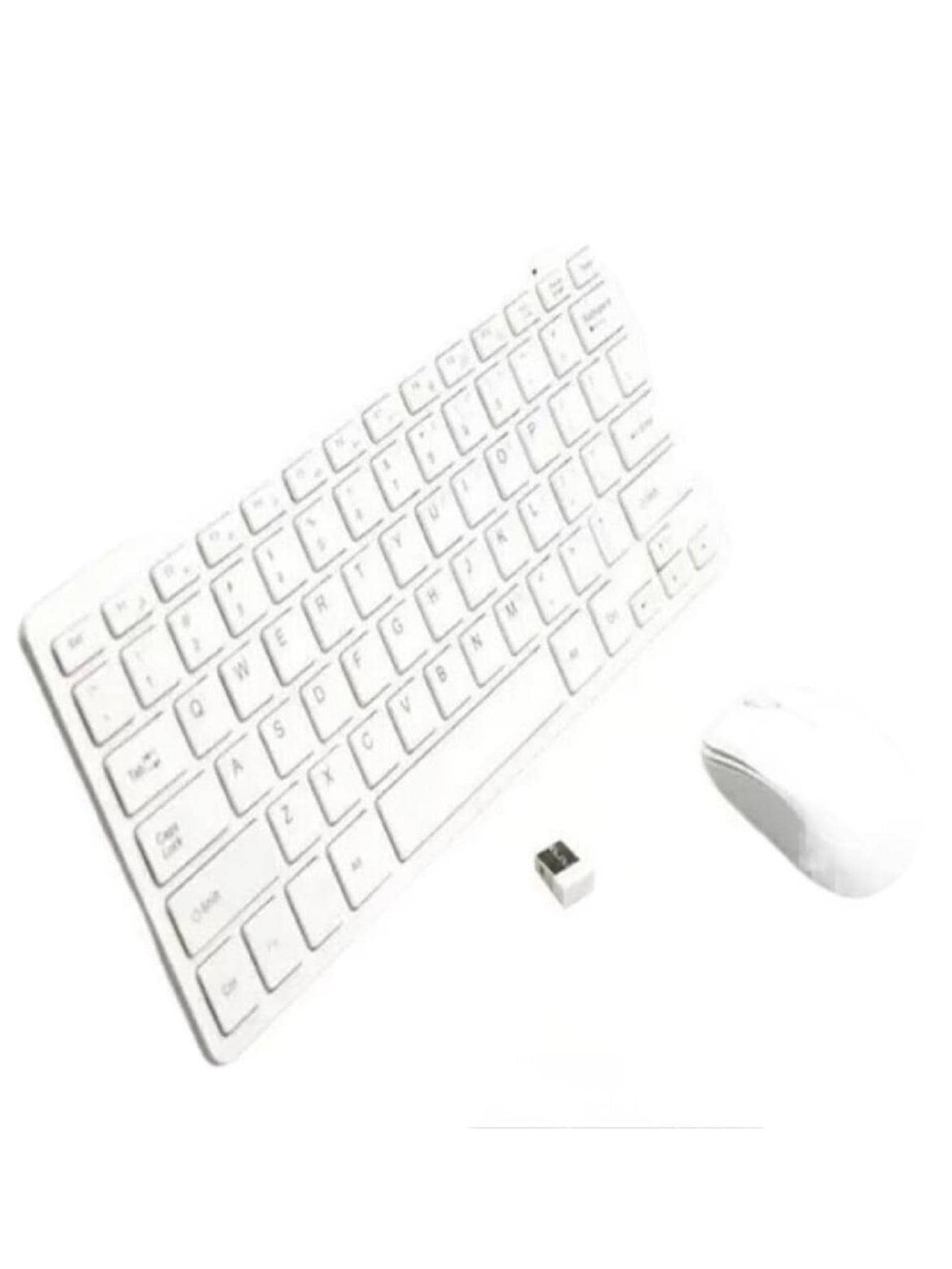 Kit De Teclado Y Mouse Inalámbrico Español - Blanco - Ver 1
