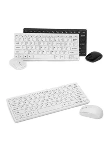 Kit De Teclado Y Mouse Inalámbrico Español - Blanco - Ver 3