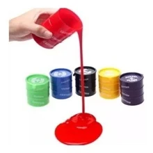 Moco De Gorila Barrel Slime 3 Pzas Chicas - Blanco y Negro - Ver 2