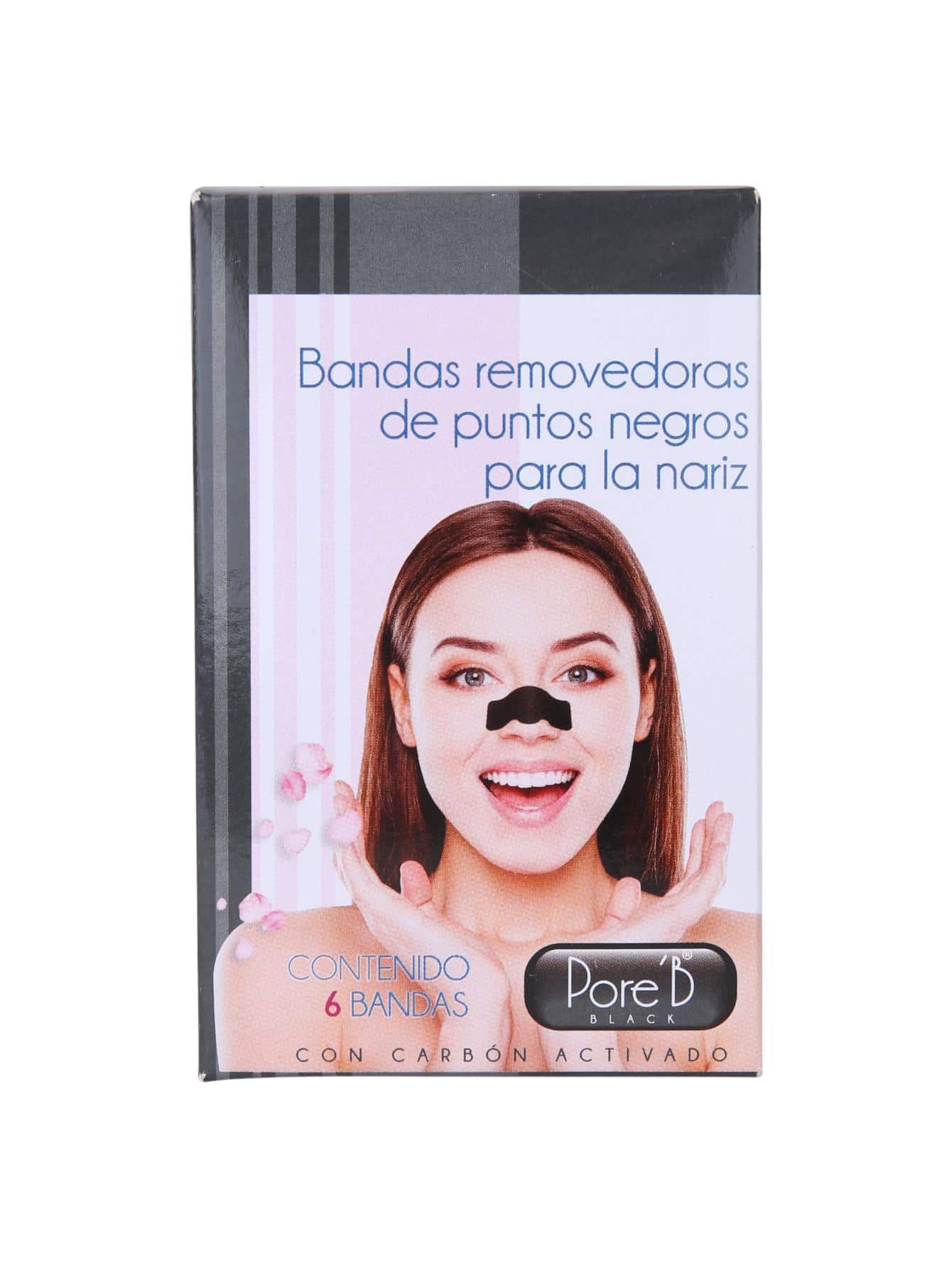 Bandas Removedoras Puntos Negros Para Nariz 6 Piezas - Multicolor - Ver 1