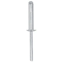 Bolsa con 50 remaches 3/16" x 3/4" de aluminio ala 3/8" r-612b 44536 - A - Ver 1