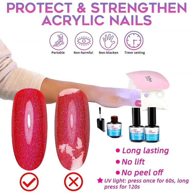 Acrylic Nail Kit Acrylic Powder And Liquid Monomer With T - Multicolor - View 6