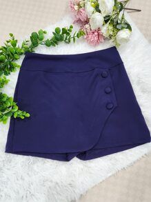 Women Shorts - 藍色 - 查看 1