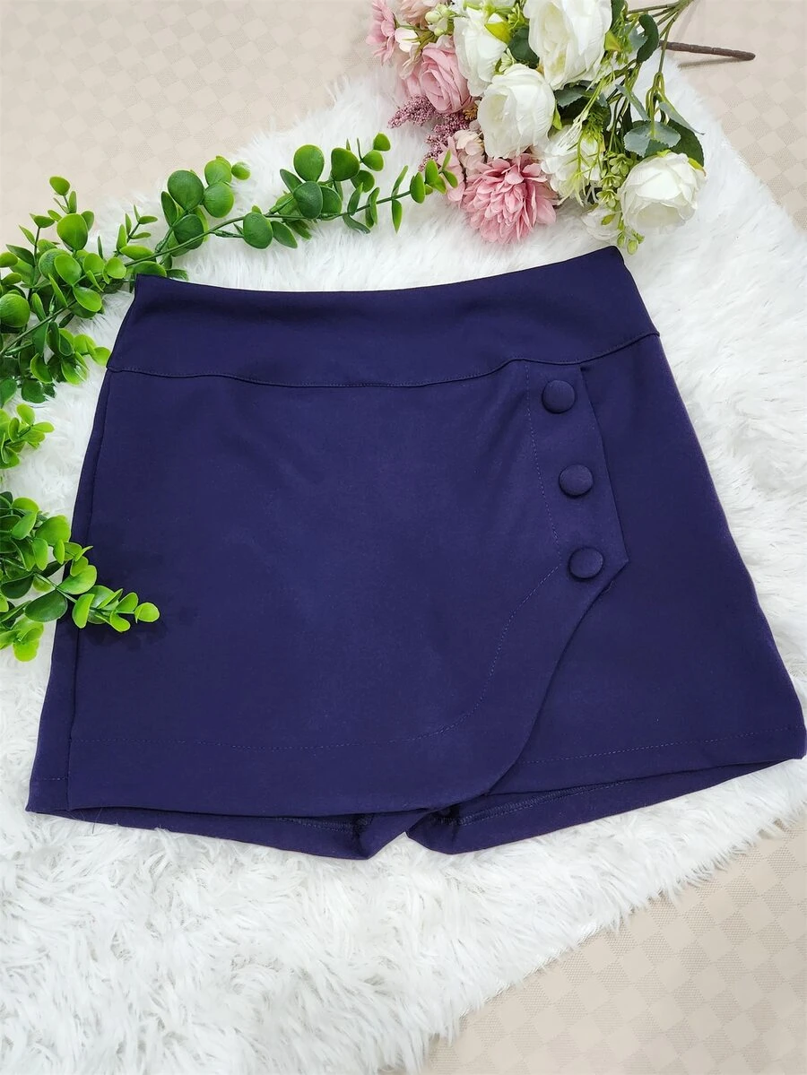 Women Shorts - 藍色 - 查看 1