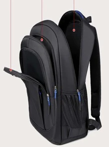 Men Functional Backpacks - 紅色 - 查看 3