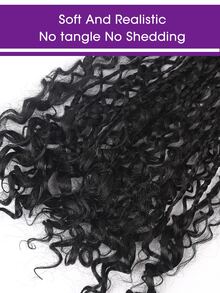 amir hair 件裝女神盒 Br 女式鉤針頭髮 14 英寸短預環鉤針盒 Br 捲髮波西米亞嬉皮 Br 合成編織接發 - 黑色 - 查看 8