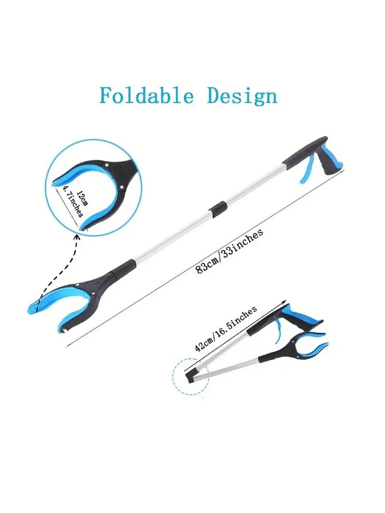 1pc Reacher Grabber Tool Folding Sanitary Pickup Grabbers For Elderly