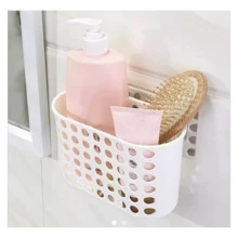 ORGANIZADOR BA;O RACK ADHESIVO REGADERA DUCHA SHAMPOO SACATE JABON - Blanco - Ver 1