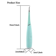 Plaque Remover for Teeth, Ultrasonic Scaler Tooth Cleaner Dental Tools for Calculus, Tarter, and Stain Remover - Green - View 6