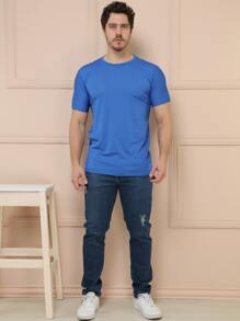 Men T-Shirts - Royal Blue - View 4