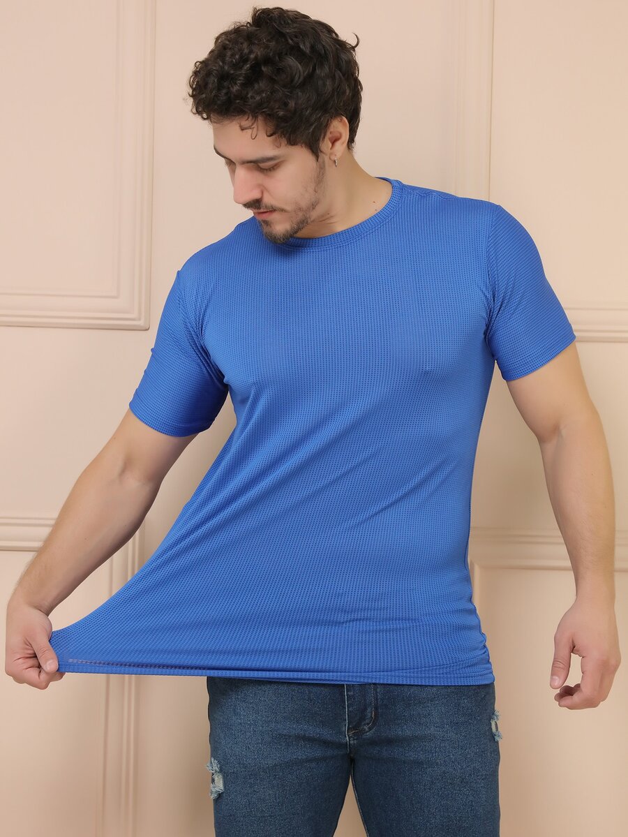Men T-Shirts - Royal Blue - View 1