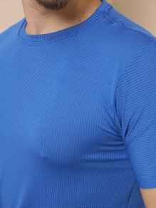 Men T-Shirts - Royal Blue - View 3