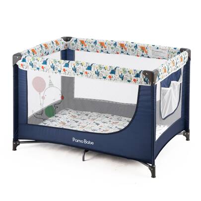  Pamo Babe Portable Crib Baby Playpen With Mattress And Carry Bag