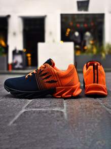 Zapatos deportivos transpirables de malla para hombres, zapatillas deportivas casuales antideslizantes