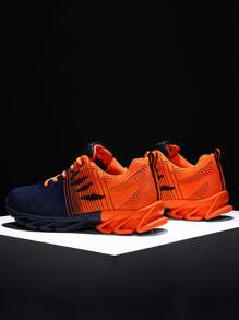 Zapatos deportivos transpirables de malla para hombres, zapatillas deportivas casuales antideslizantes