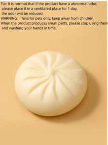 1pc Steamed Stuffed Bun Design Cat Teaser Toy For Cat For Interaction - White - View 1