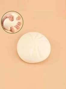 1pc Steamed Stuffed Bun Design Cat Teaser Toy For Cat For Interaction - White - View 2