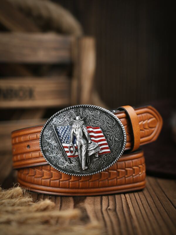 一時尚女性西方風格PU皮腰帶帶打孔機