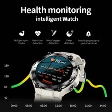 Reloj inteligente monitoreo de frecuencia cardíaca seguimiento del sueño - Gris - Ver 6
