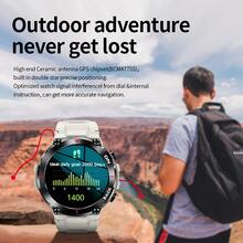 Reloj inteligente monitoreo de frecuencia cardíaca seguimiento del sueño - Gris - Ver 4