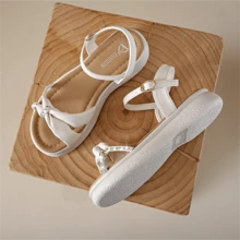 Sandalias de mujeres coreano estilo casual , cómodo con versátil para verano - Beis - Ver 2