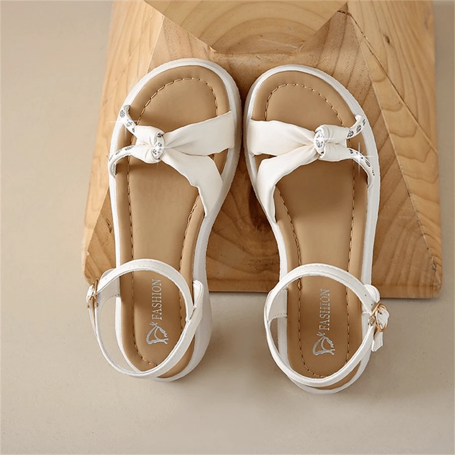 Sandalias de mujeres coreano estilo casual , cómodo con versátil para verano - Beis - Ver 1