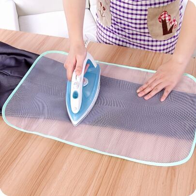 1pc Heat Resistant Protective Ironing Cloth Mesh, Ironing Mat, Ironing Board, Protective Net Home Decor,Home Decoration,For Kitchen,Bedroom,Household,Office,School, Back To School Supplies
