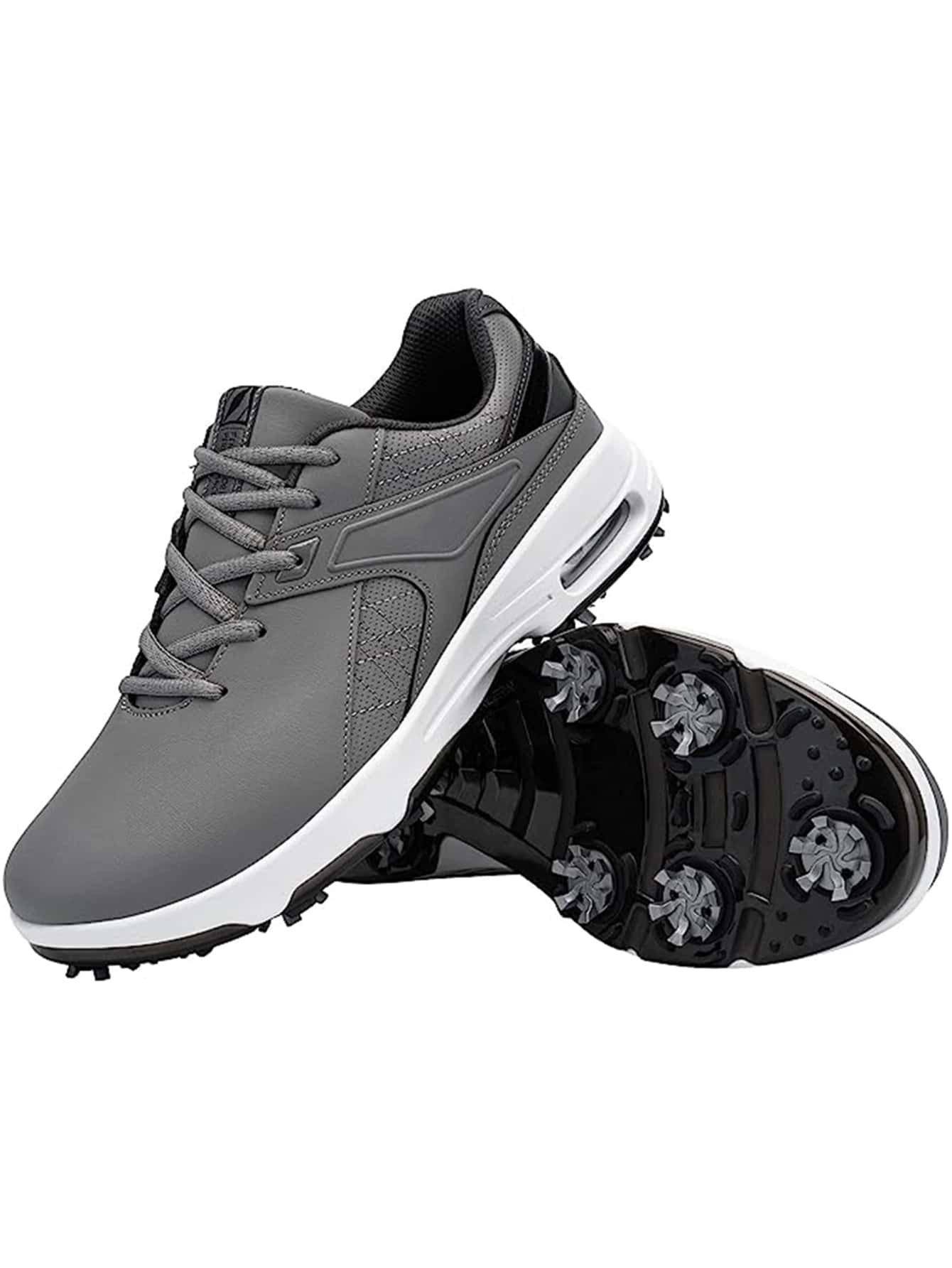 1 Set Golf Shoes Replacement And Repair Tool Kit, Including 1 Wrench And 12 Spikes With Anti-skid Design - Grey - View 1