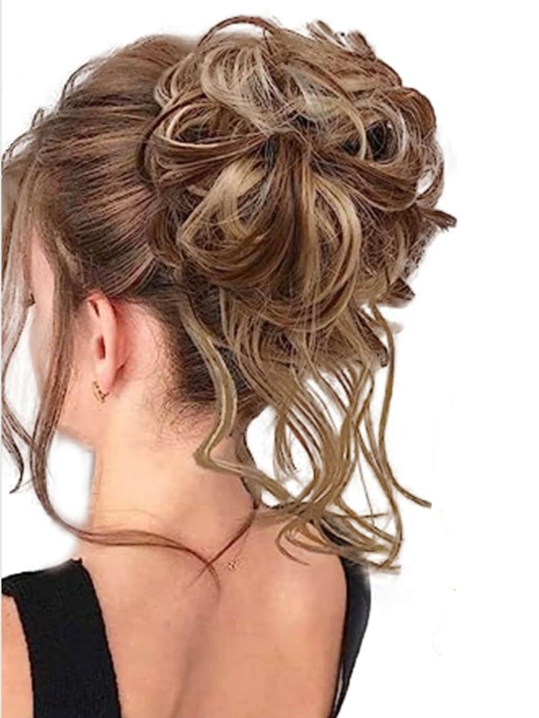 SHDanrtsey Extensiones Sintéticas Peinado Updo