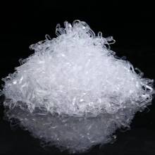 1pc/Bag Transparent Simple Style Rubber Bands For Women, Suitable For Daily Use Hair Ties Ponytail Holders Hair Elastics Hair Rubber Bands Scrunchies Hair Rope Elastic Hair Tie, Hair Bobbles Hair Accessories