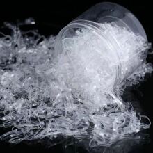 1pc/Bag Transparent Simple Style Rubber Bands For Women, Suitable For Daily Use Hair Ties Ponytail Holders Hair Elastics Hair Rubber Bands Scrunchies Hair Rope Elastic Hair Tie, Hair Bobbles Hair Accessories