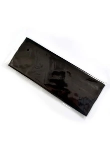 1入組短酷露指發亮漆皮手套,龐克舞蹈角色扮演服飾配件 - 黑色 - 查看 7